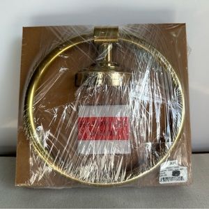 Restoration Hardware Asbury Towel Ring | Finish: Aged Brass